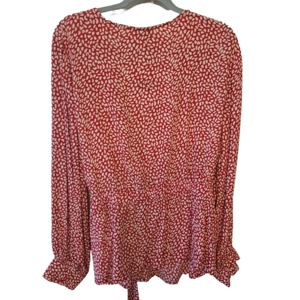 Talbots Wrap Blouse Top Size 2X - Picture 3 of 4